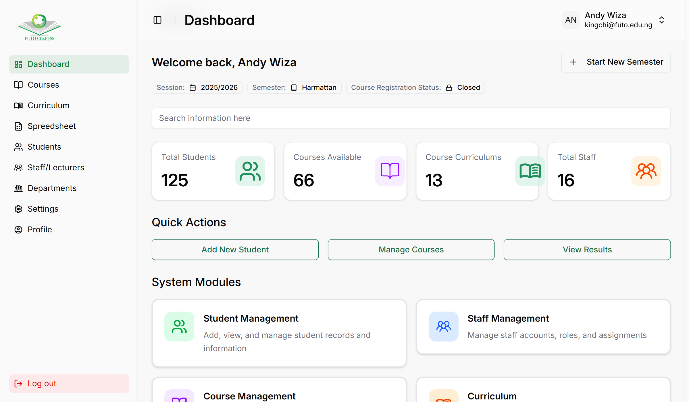 Dashboard Preview
